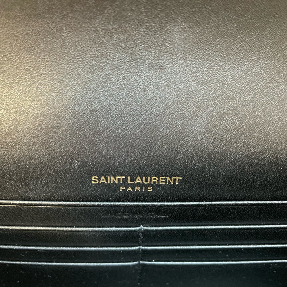 SAINT LAURENT MONOGRAM KATE CHAIN WALLET WITH TASSEL IN SMOOTH CALFSKIN - Picture 10 of 13